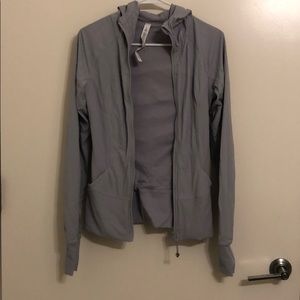 Never been worn Light gray lululemon jacket